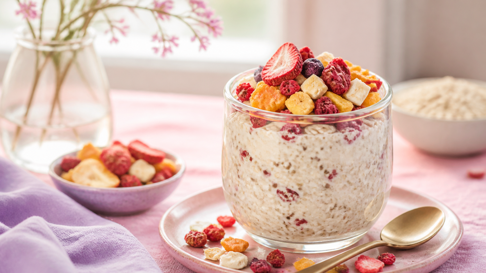 Best Freeze-Dried Fruit for Overnight Oats Cups, Healthy Snack Crunch, and Crunchy Fruit Snack Variety
